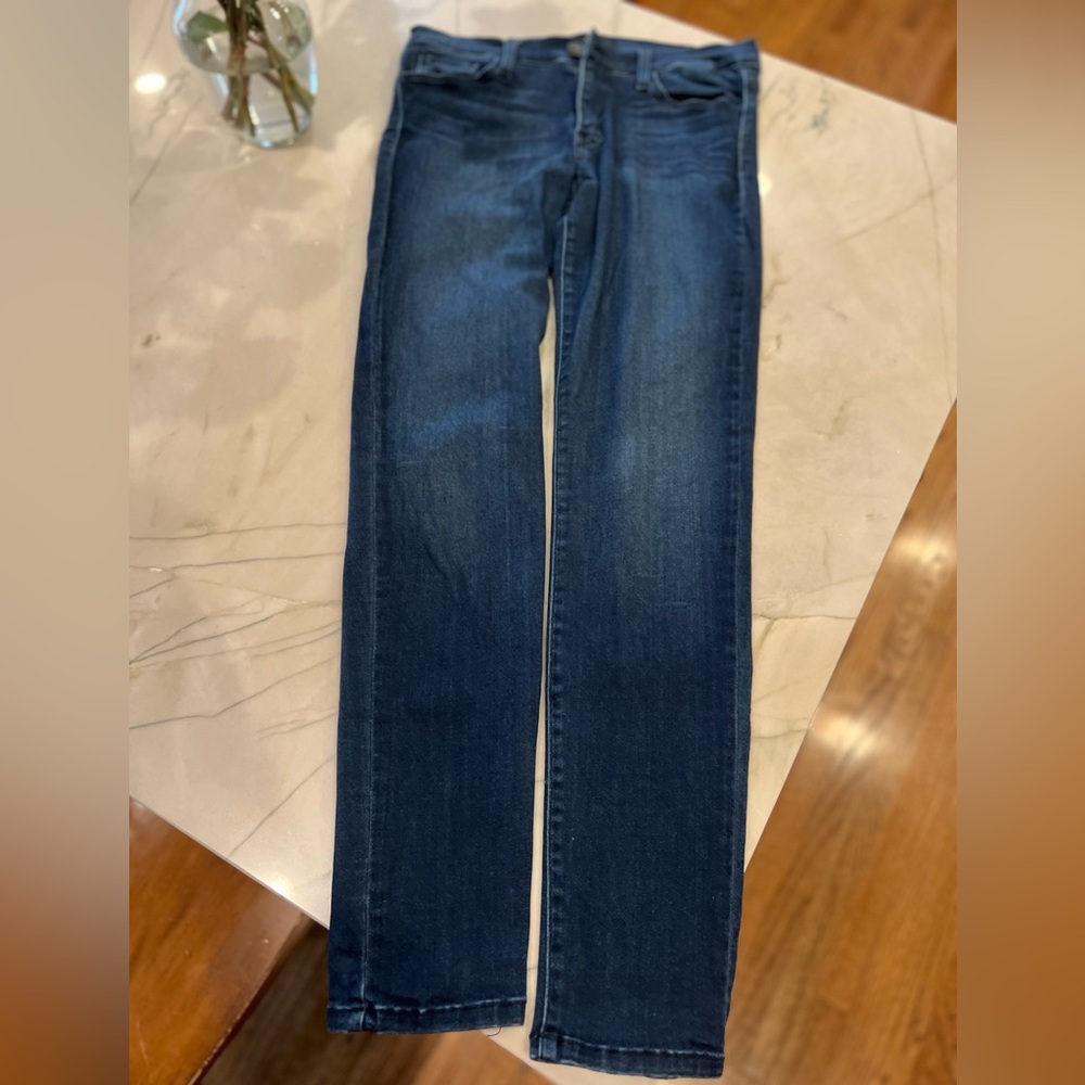 Flying Monkey Women's Skinny Jeans - Dark Blue Wash